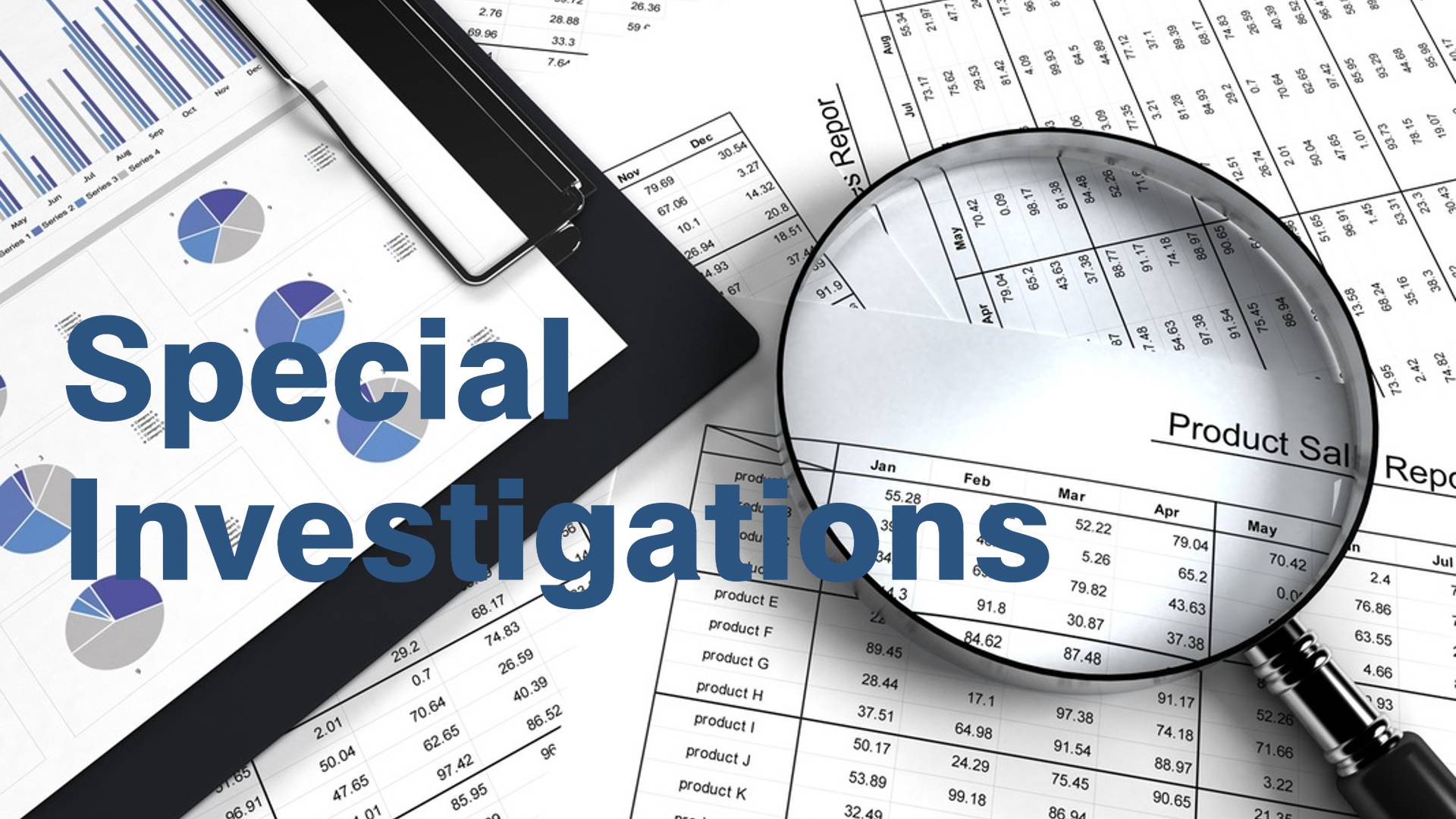 Image about Special Investigations (Financials).